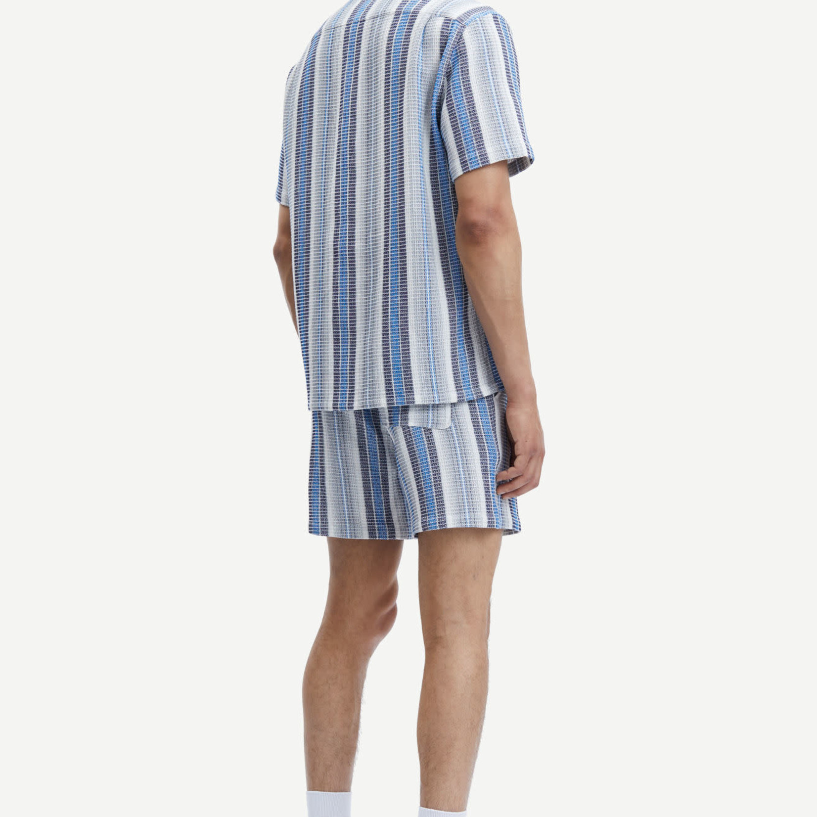 Samsøe & Samsøe Jabari shorts - Blue stripe