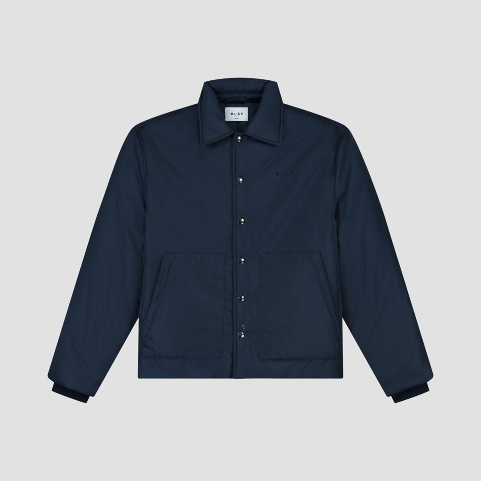 Olaf Hussein Padded Coach Jacket - Navy