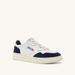 Autry Medalist low Man - Goat suede white ink blue