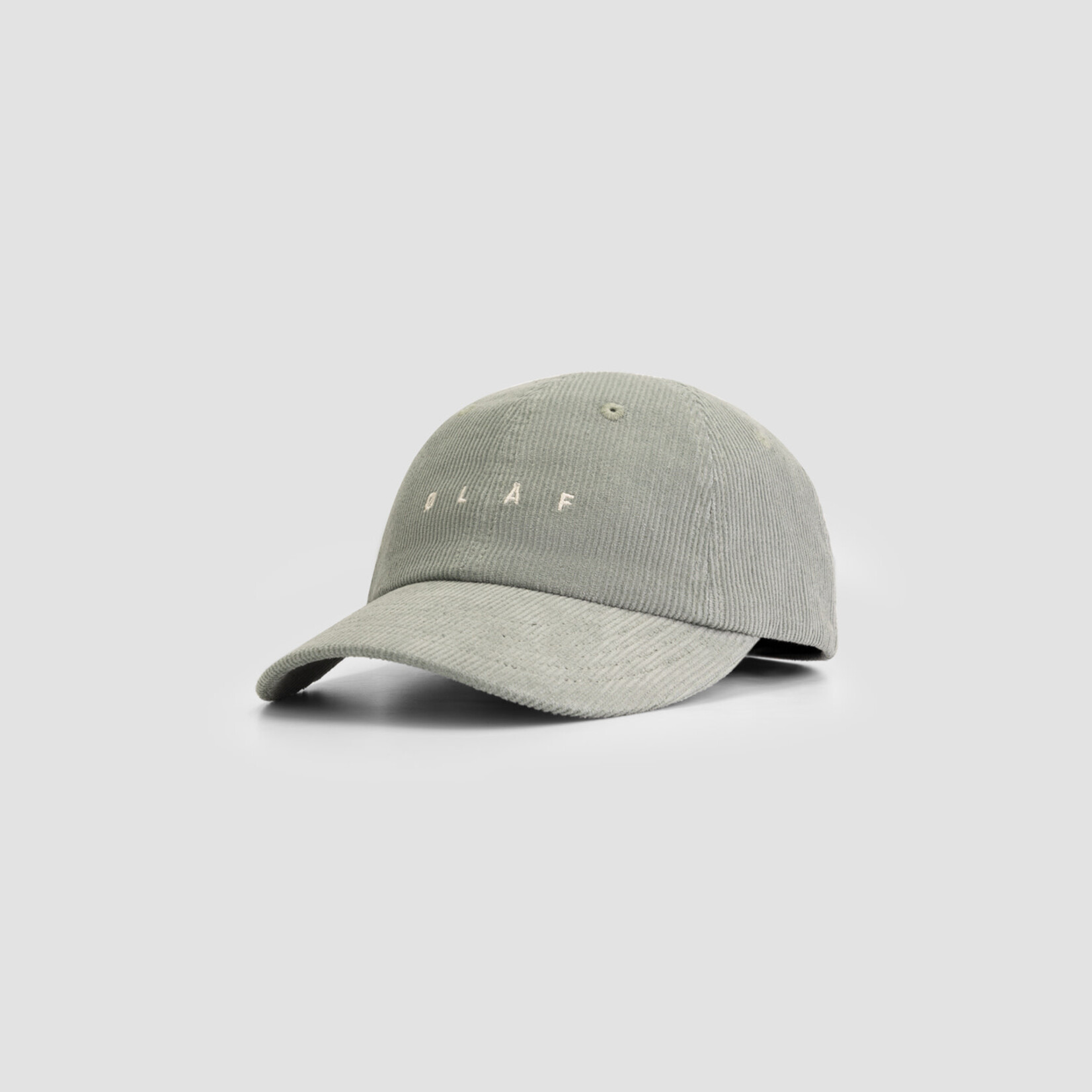 Olaf Hussein Corduroy Cap - Seafoam Green