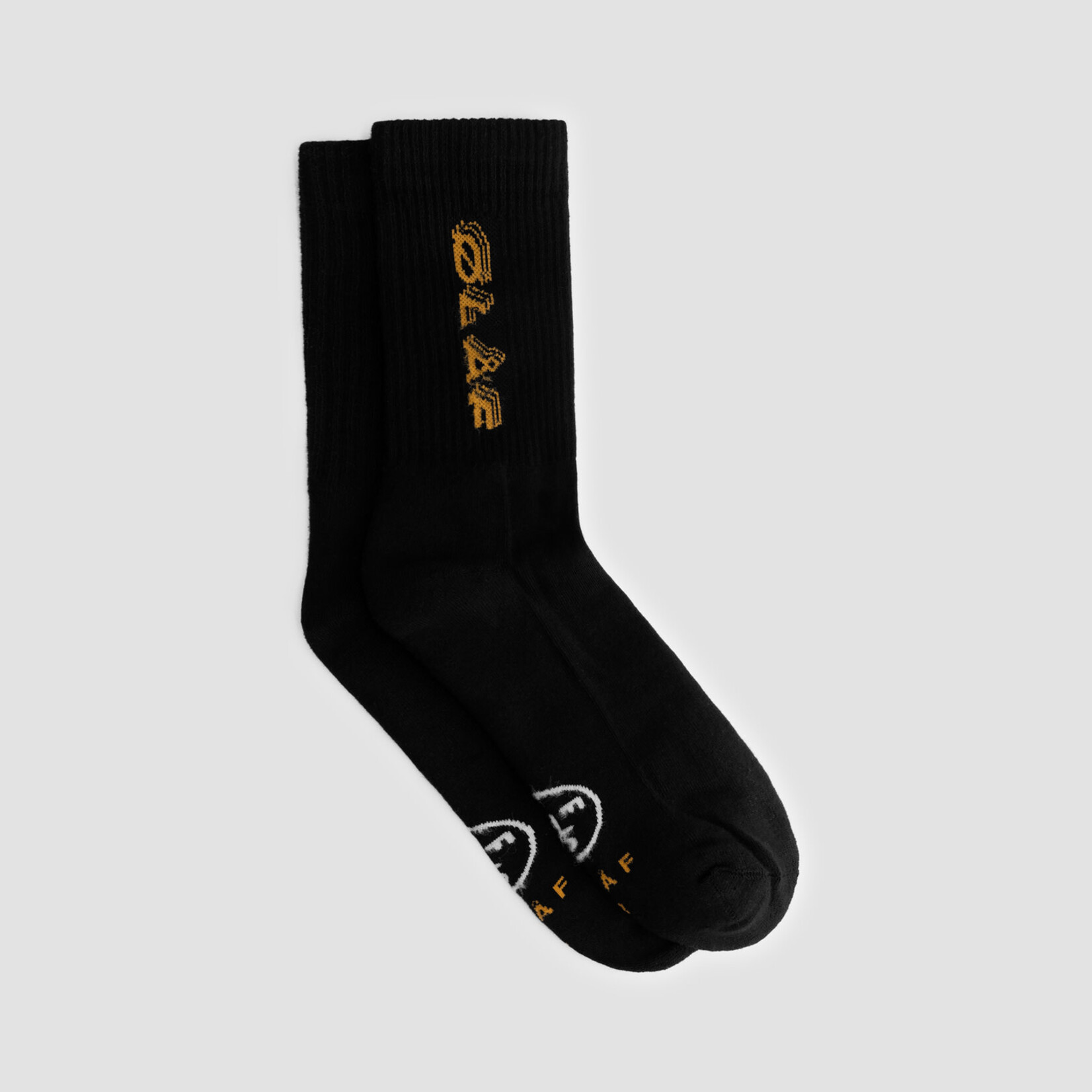 Olaf Hussein Triple Logo Socks - Black