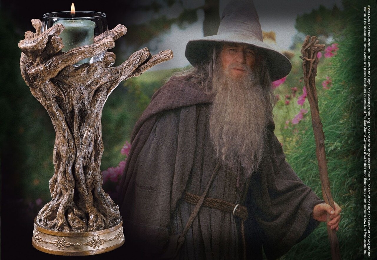 The Noble Collection Lord of the Rings Gandalf the Grey Kaarshouder 23 cm The Noble Collection Lord of the Rings Gandalf the Grey Kaarshouder 23 cm