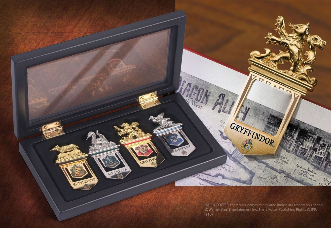 The Noble Collection Harry Potter Set van 4 Bladwijzers