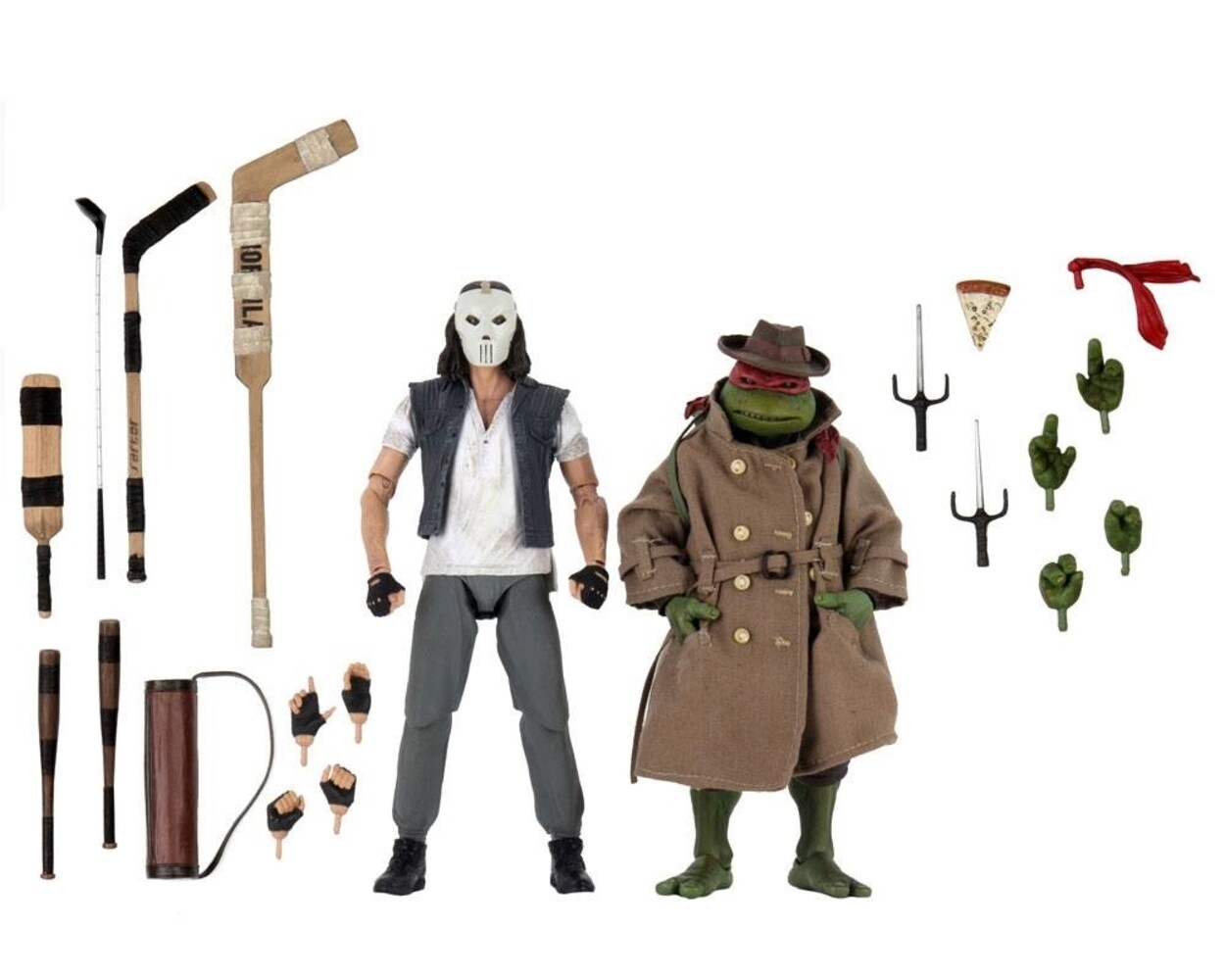 Neca Teenage Mutant Ninja Turtles Action Figure 2-Pack Casey Jones & Raphael in Disguise 18 cm Neca Teenage Mutant Ninja Turtles Action Figure 2-Pack Casey Jones & Raphael in Disguise 18 cm