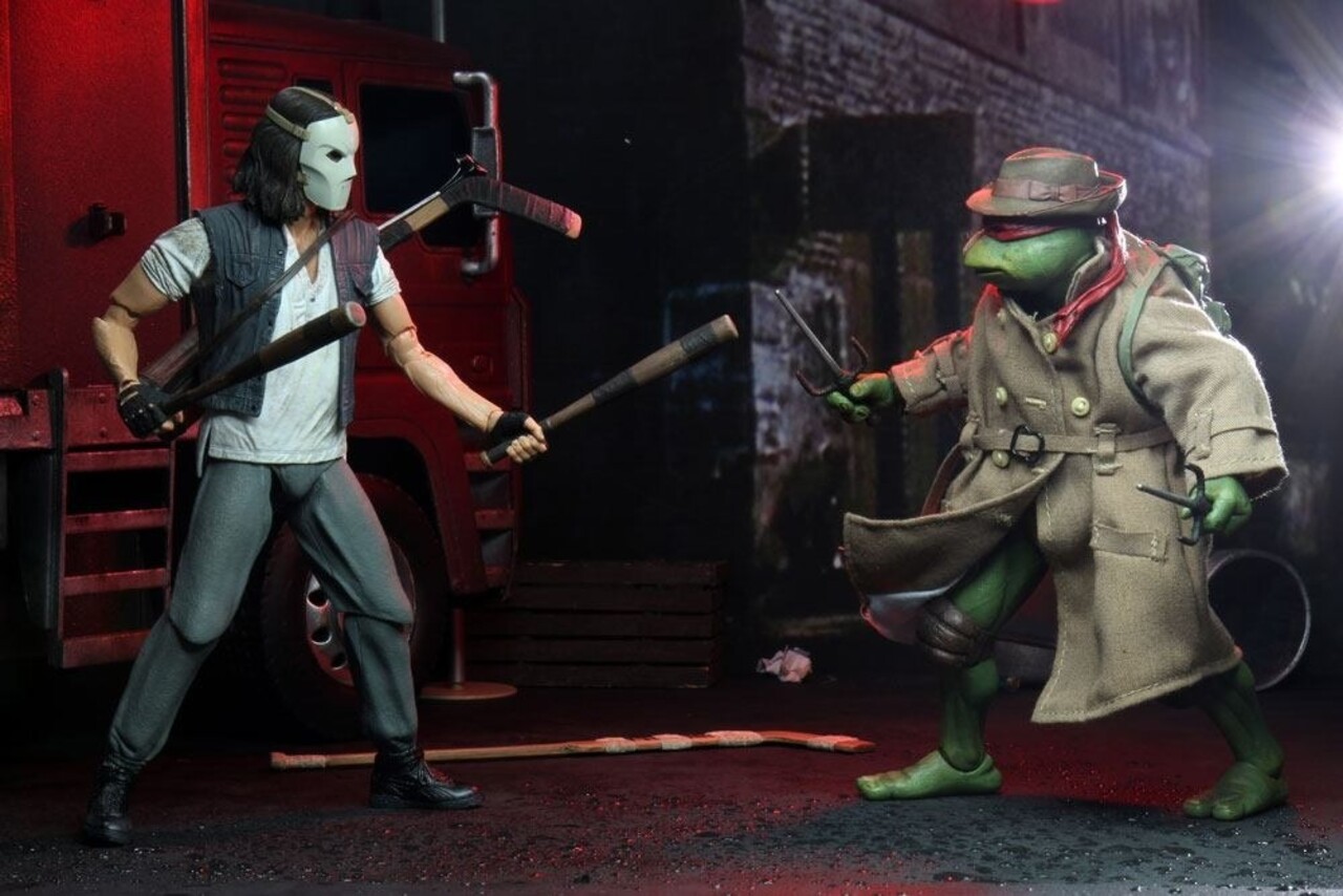 Neca Teenage Mutant Ninja Turtles Action Figure 2-Pack Casey Jones & Raphael in Disguise 18 cm Neca Teenage Mutant Ninja Turtles Action Figure 2-Pack Casey Jones & Raphael in Disguise 18 cm