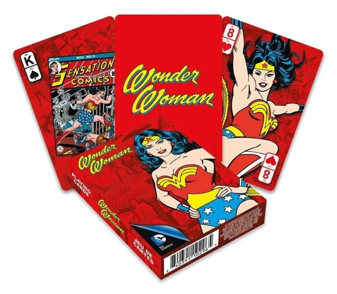 Aquarius DC Comics Speelkaarten Retro Wonder Woman Aquarius DC Comics Speelkaarten Retro Wonder Woman
