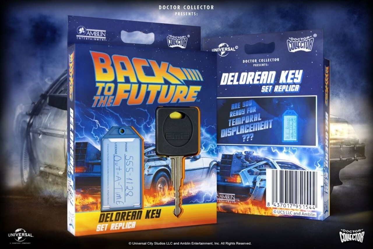 Doctor Collector Back To The Future Replica 1/1 DeLorean Key