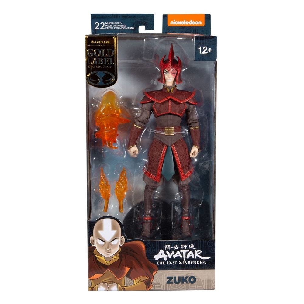 McFarlane Toys Avatar: The Last Airbender Action Figure Prince Zuko Helmeted (Gold Series) 18 cm