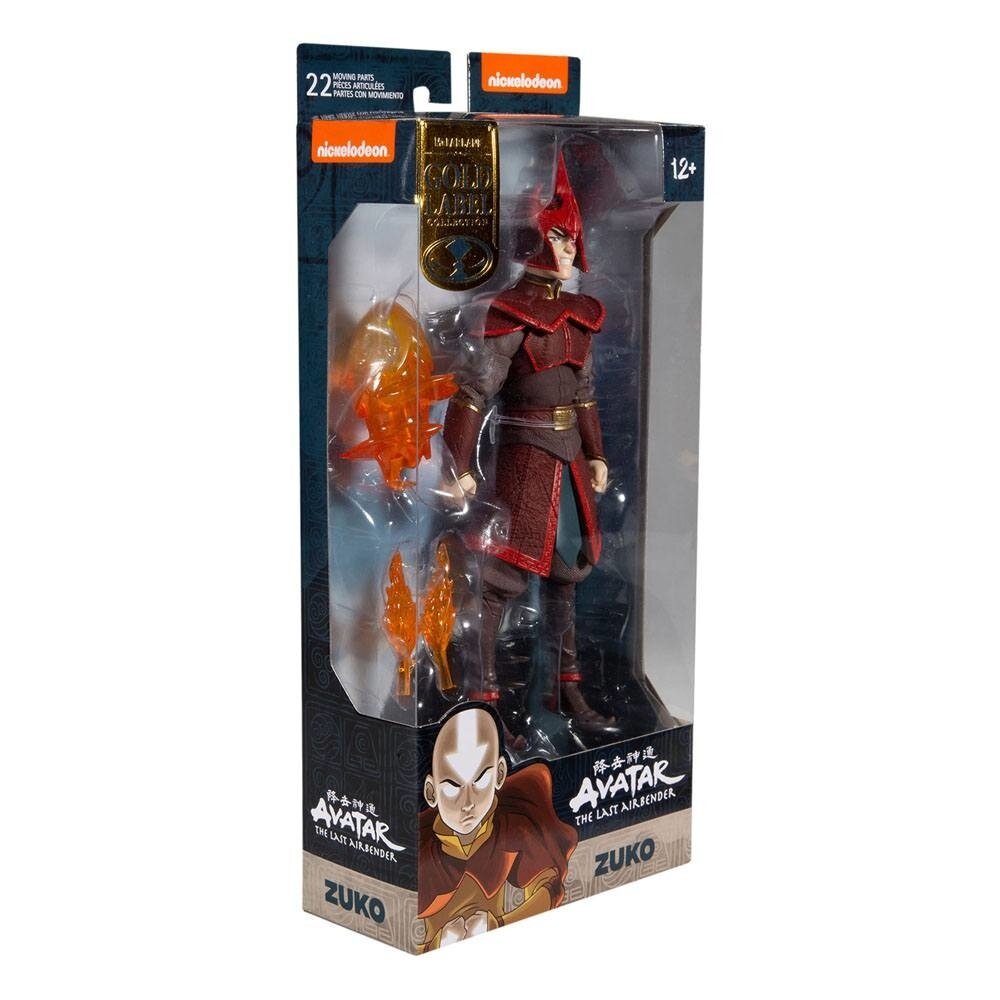 McFarlane Toys Avatar: The Last Airbender Action Figure Prince Zuko Helmeted (Gold Series) 18 cm