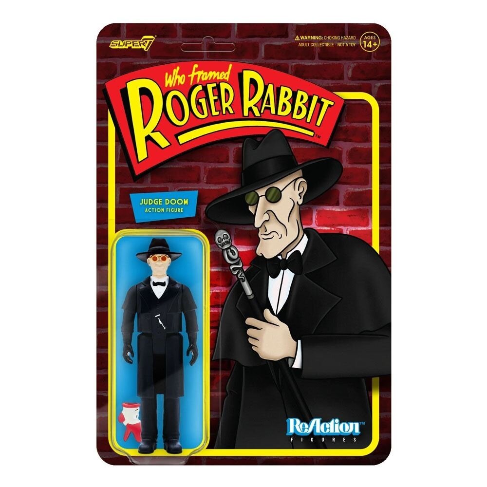 Super7 Who Framed Roger Rabbit ReAction Action Figure Judge Doom 10 cm Super7 Who Framed Roger Rabbit ReAction Action Figure Judge Doom 10 cm