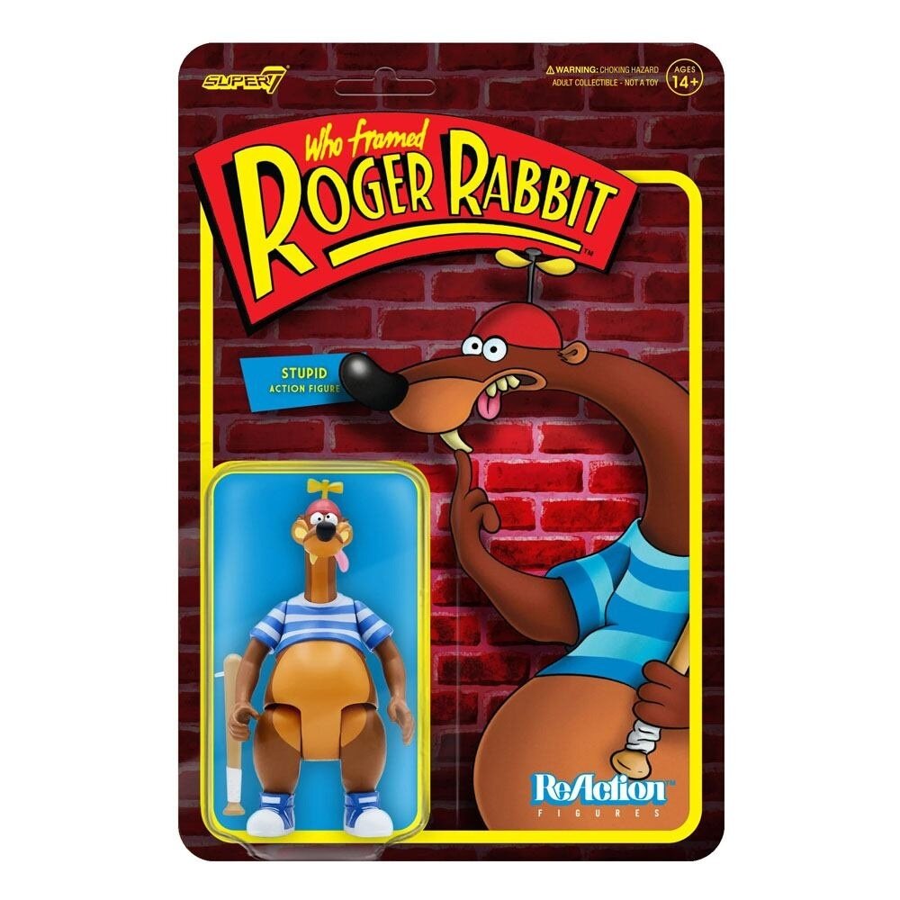 Who Framed Roger Rabbit Reaction Action Figure Stupid 10 Cm Sankta Collectibles 