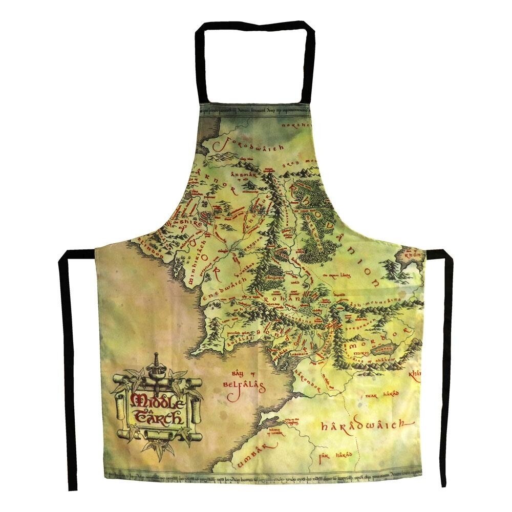 SD Toys Lord of the Rings Middle Earth Map Keukenschort SD Toys Lord of the Rings Middle Earth Map Keukenschort