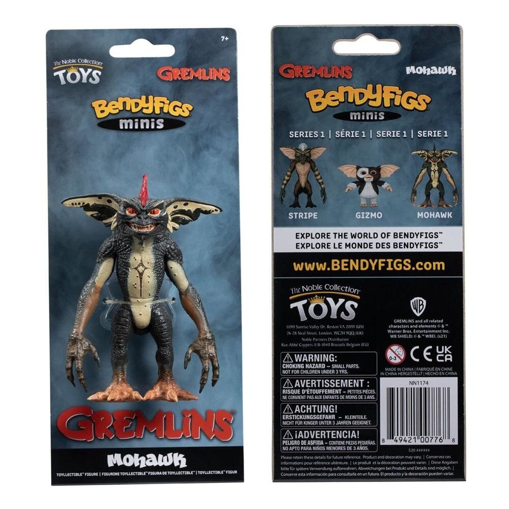 The Noble Collection Gremlins Bendyfigs Bendable Mini Figure Mohawk 11 cm The Noble Collection Gremlins Bendyfigs Bendable Mini Figure Mohawk 11 cm