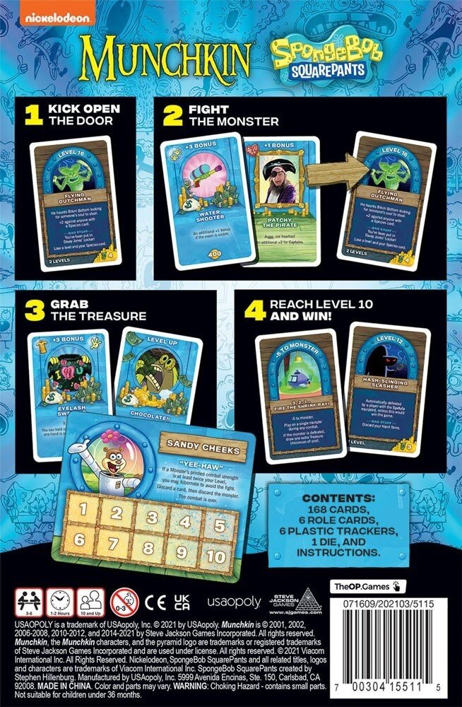 USAopoly Munchkin Card Game Spongebob *English Version* USAopoly Munchkin Card Game Spongebob *English Version*
