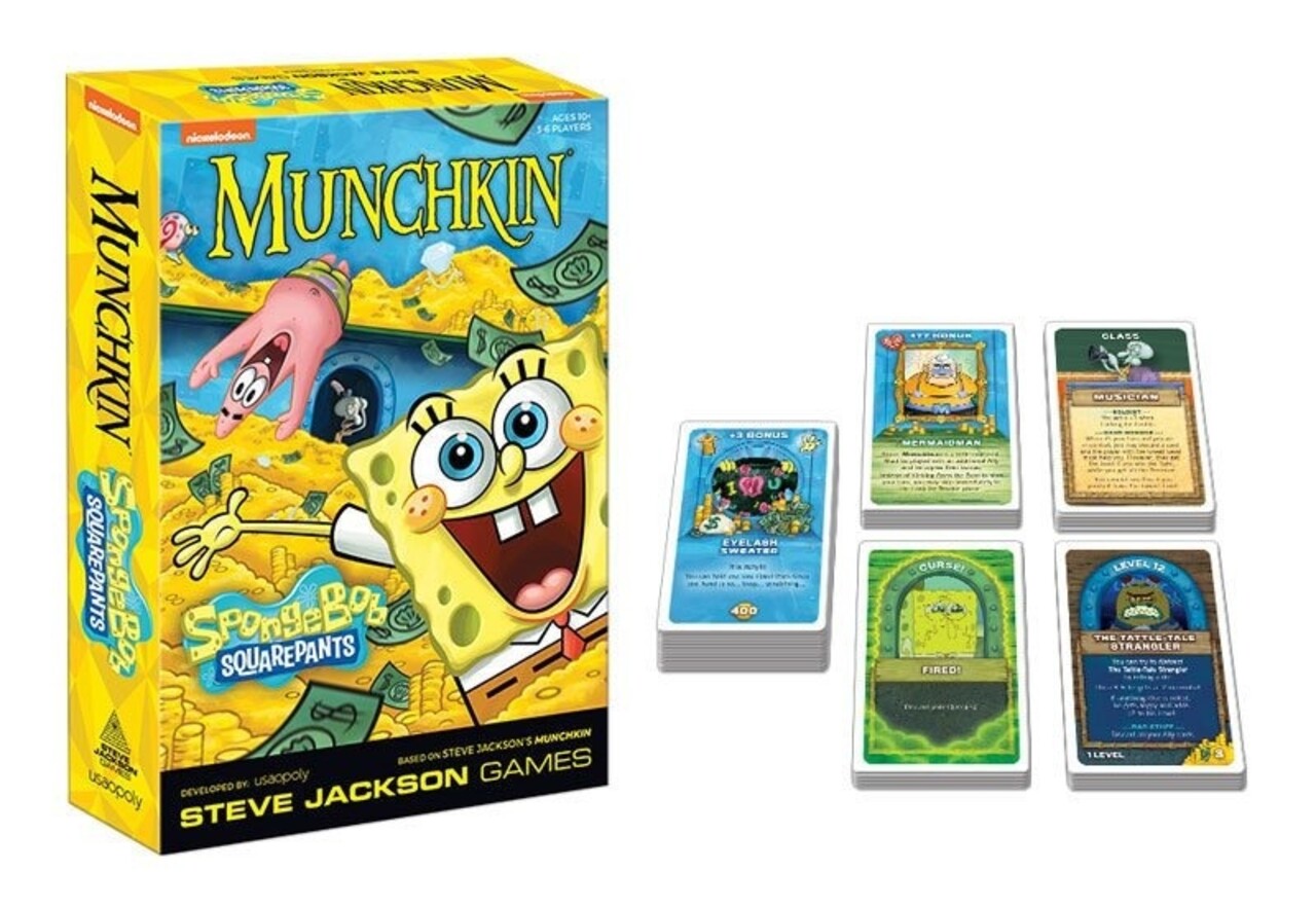 USAopoly Munchkin Kaartspel Spongebob *Engelse Versie* USAopoly Munchkin Kaartspel Spongebob *Engelse Versie*
