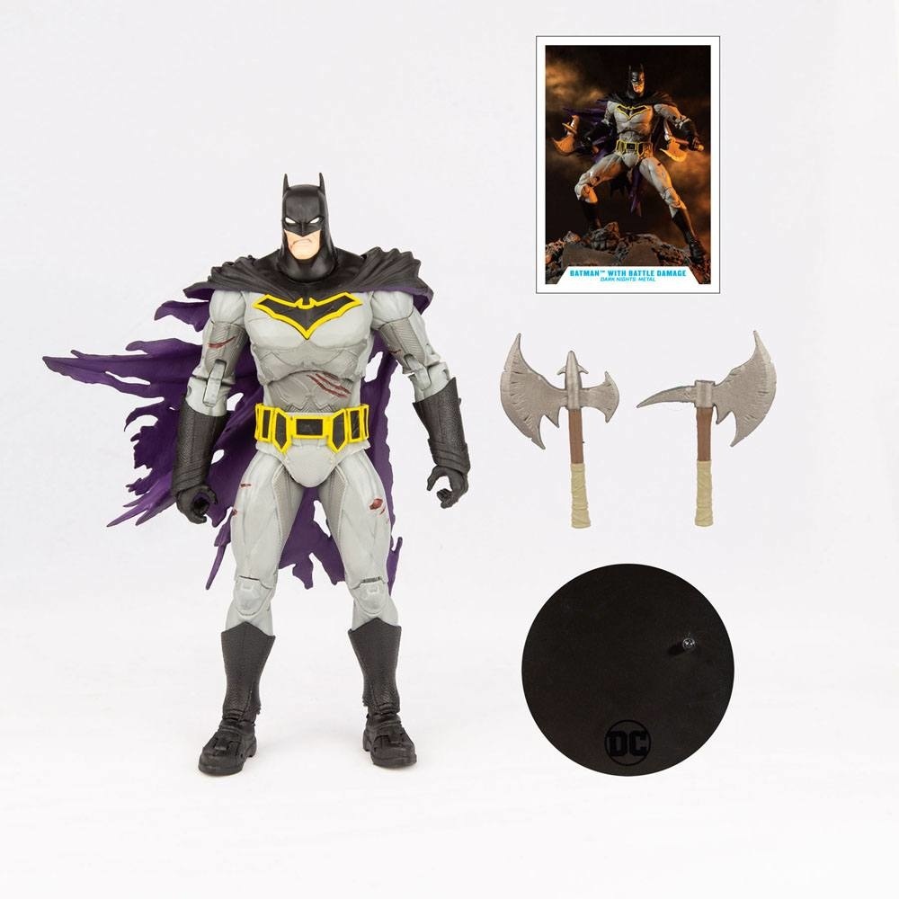 DC Multiverse Action Figure Batman with Battle Damage (Dark Nights: Metal)  18 cm - Sankta Collectibles