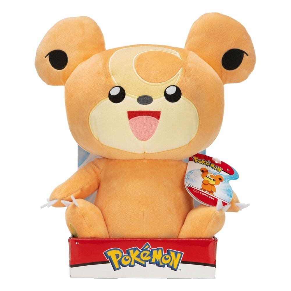 Jazwares Pokémon Plush Figure Teddiursa 30 cm Jazwares Pokémon Plush Figure Teddiursa 30 cm