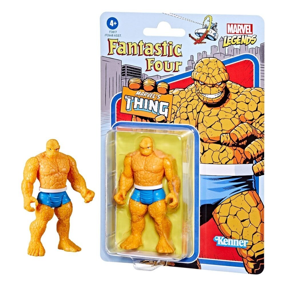 Hasbro Fantastic Four Marvel Legends Retro Collection Action Figure 2022 Marvel's The Thing 10 cm Hasbro Fantastic Four Marvel Legends Retro Collection Action Figure 2022 Marvel's The Thing 10 cm