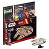 Revell Star Wars Model Kit 1/241 Model Set Millennium Falcon 10 cm