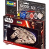 Revell Star Wars Model Kit 1/241 Model Set Millennium Falcon 10 cm