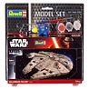 Revell Star Wars Model Kit 1/241 Model Set Millennium Falcon 10 cm