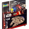 Revell Star Wars Model Kit 1/241 Model Set Millennium Falcon 10 cm