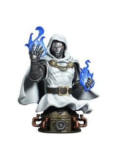 Diamond Select Toys Marvel Bust Doctor Doom White Armor DCD 40th Anniversary Previews Exclusive 15 cm