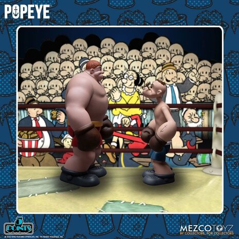Mezco Toyz Popeye 5 Points Deluxe Figure Set Popeye & Oxheart 9 cm Mezco Toyz Popeye 5 Points Deluxe Figure Set Popeye & Oxheart 9 cm