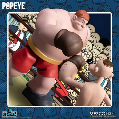 Mezco Toyz Popeye 5 Points Deluxe Figure Set Popeye & Oxheart 9 cm Mezco Toyz Popeye 5 Points Deluxe Figure Set Popeye & Oxheart 9 cm