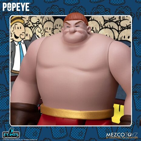 Mezco Toyz Popeye 5 Points Deluxe Figure Set Popeye & Oxheart 9 cm Mezco Toyz Popeye 5 Points Deluxe Figure Set Popeye & Oxheart 9 cm