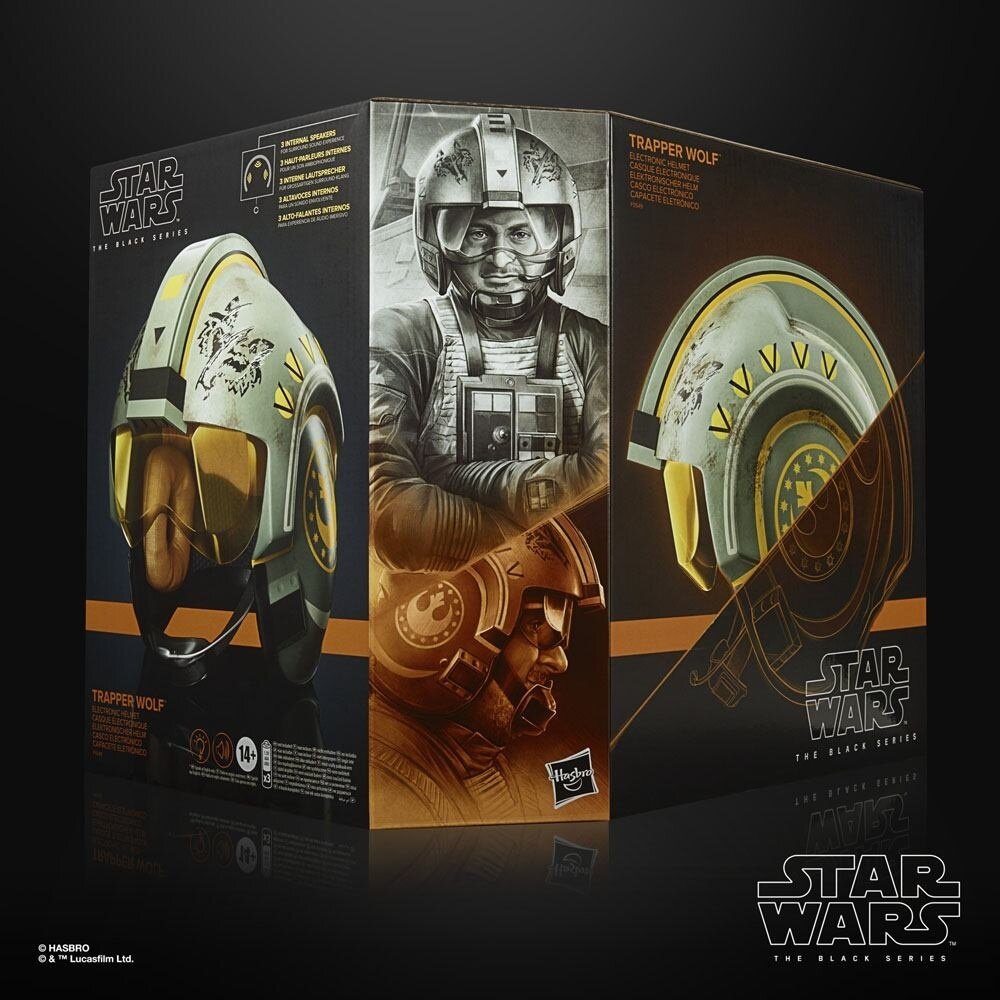Hasbro Star Wars: The Mandalorian Black Series Electronic Helmet 2023 Trapper Wolf Hasbro Star Wars: The Mandalorian Black Series Electronic Helmet 2023 Trapper Wolf