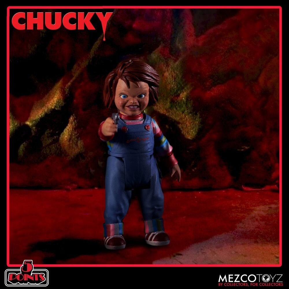 Mezco Toyz Child's Play 5 Points Action Figure Chucky 10 cm Mezco Toyz Child's Play 5 Points Action Figure Chucky 10 cm