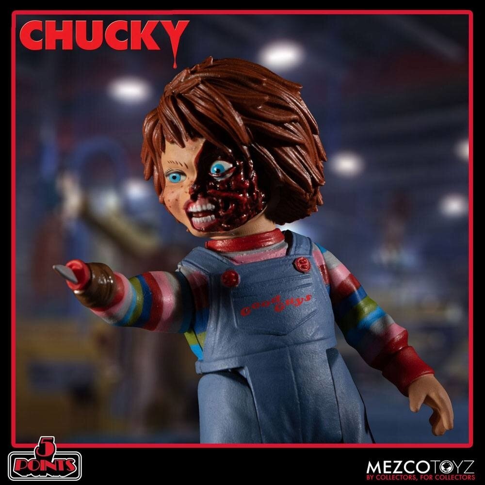 Mezco Toyz Child's Play 5 Points Action Figure Chucky 10 cm Mezco Toyz Child's Play 5 Points Action Figure Chucky 10 cm