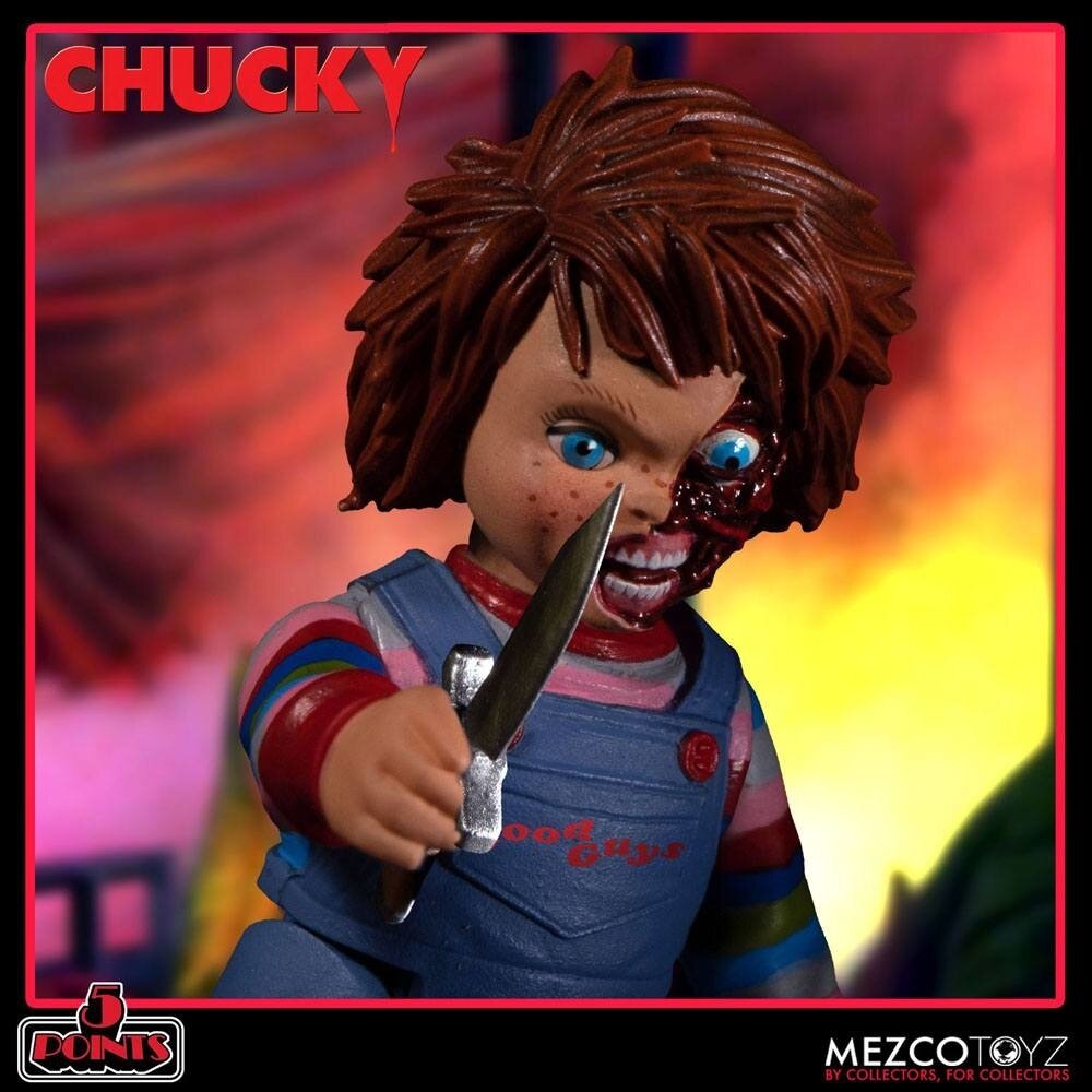 Mezco Toyz Child's Play 5 Points Action Figure Chucky 10 cm Mezco Toyz Child's Play 5 Points Action Figure Chucky 10 cm