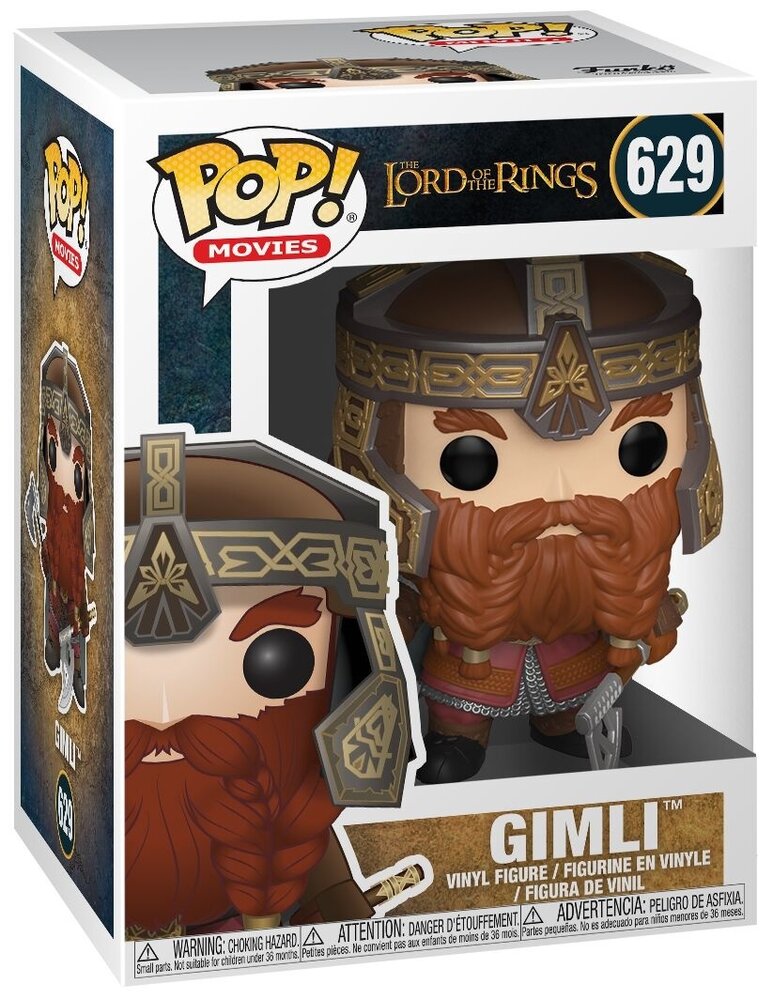 Funko Lord of the Rings POP! Movies Vinyl Figure Gimli #629