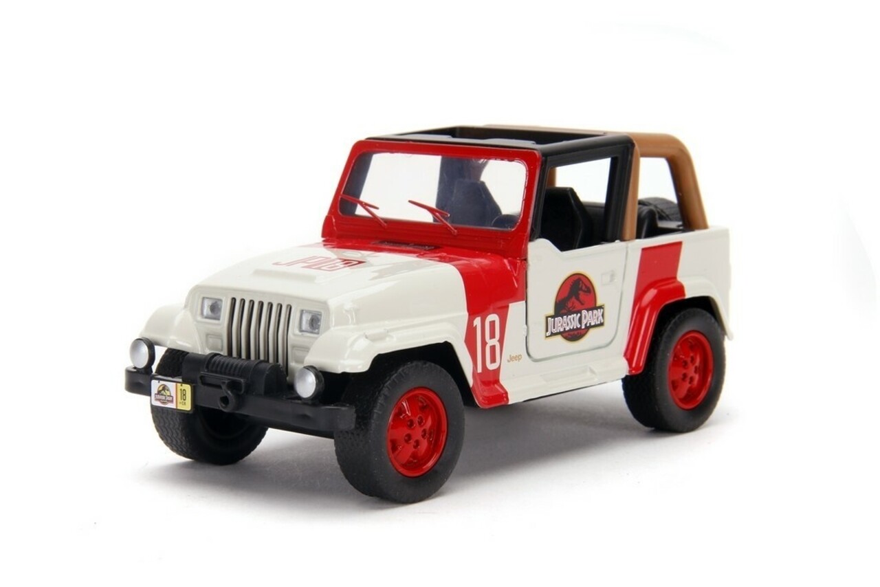 Jada Toys Jurassic World Diecast Jeep Wrangler 1/32 Jada Toys Jurassic World Diecast Jeep Wrangler 1/32