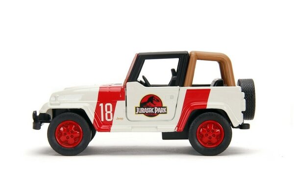 Jada Toys Jurassic World Diecast Jeep Wrangler 1/32 Jada Toys Jurassic World Diecast Jeep Wrangler 1/32