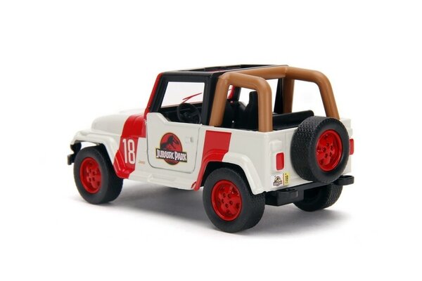 Jada Toys Jurassic World Diecast Jeep Wrangler 1/32 Jada Toys Jurassic World Diecast Jeep Wrangler 1/32