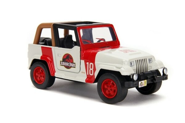 Jada Toys Jurassic World Diecast Jeep Wrangler 1/32 Jada Toys Jurassic World Diecast Jeep Wrangler 1/32