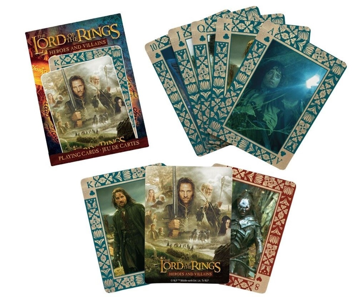 Aquarius Le Seigneur des Anneaux Playing Cards Heroes and Villains Aquarius Le Seigneur des Anneaux Playing Cards Heroes and Villains