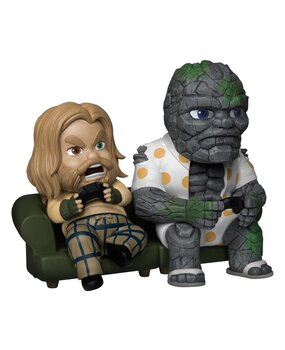 Beast Kingdom Avengers: Endgame Mini Egg Attack Figure Bro Thor & Korg Game Time Exclusive 8 cm