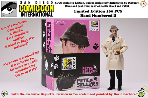 Infinite Statue Pink Panther SDCC Exclusive Double Pack 1/6 Action Figure Peter Sellers 30 cm Infinite Statue Pink Panther SDCC Exclusive Double Pack 1/6 Action Figure Peter Sellers 30 cm