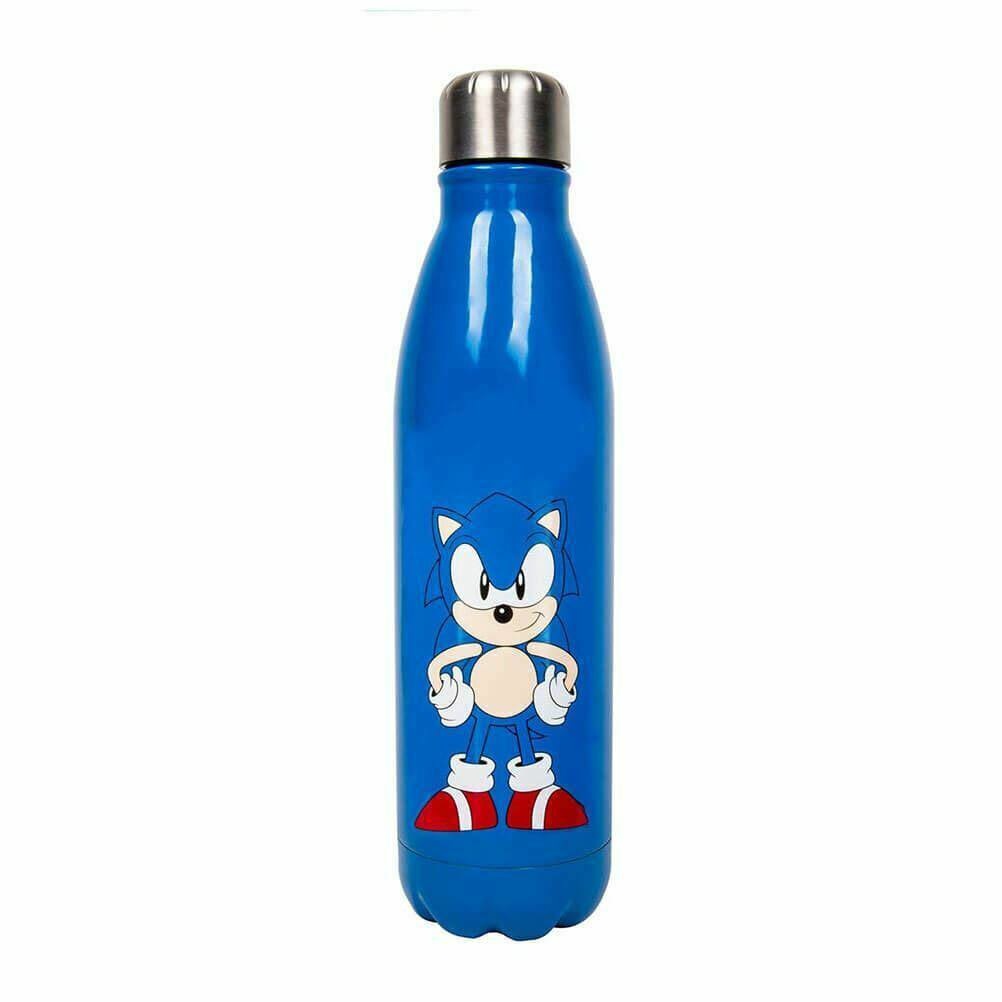 Sonic the Hedgehog Water Bottle Front and Back - Sankta Collectibles