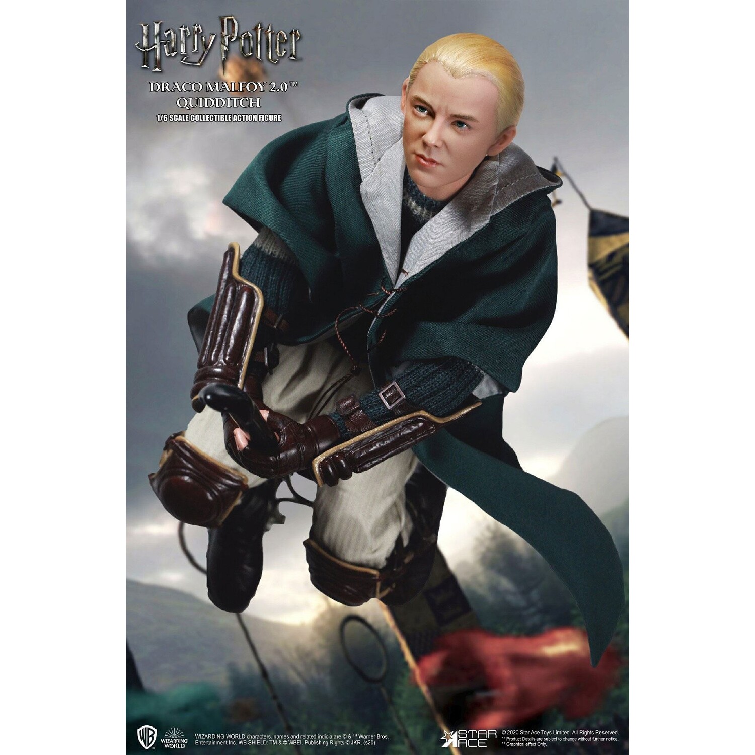 Harry Potter Action Figure 1/6 Draco Malfoy 2.0 Quidditch