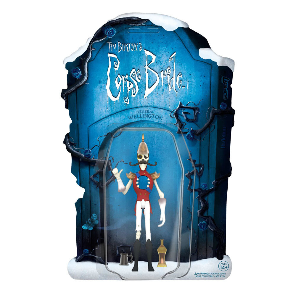 Super7 Tim Burton's Corpse Bride ReAction Action Figure General Wellington 10 cm Super7 Tim Burton's Corpse Bride ReAction Action Figure General Wellington 10 cm