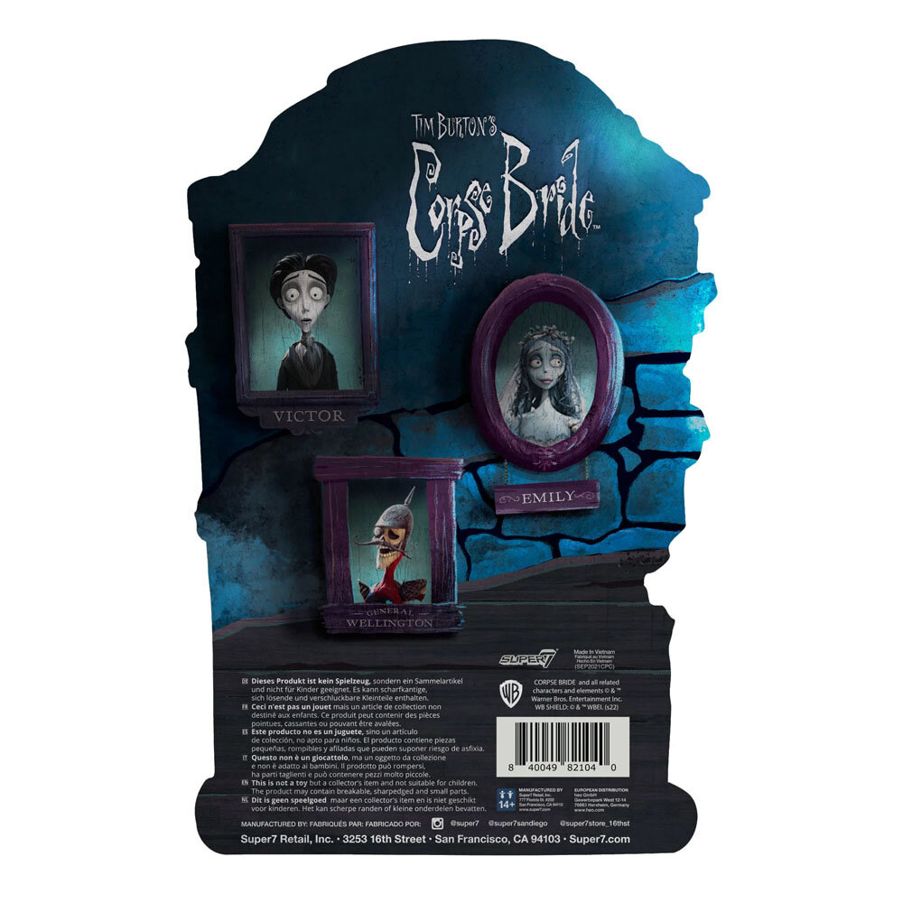 Super7 Tim Burton's Corpse Bride ReAction Action Figure General Wellington 10 cm Super7 Tim Burton's Corpse Bride ReAction Action Figure General Wellington 10 cm