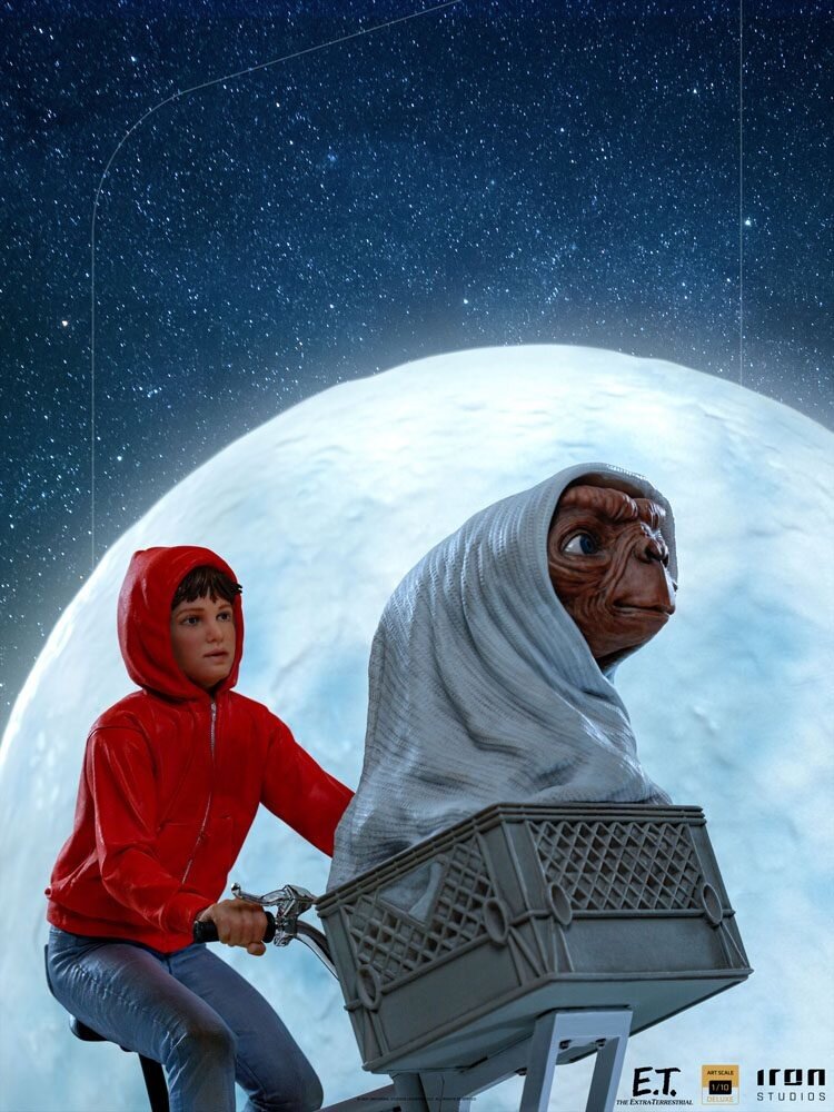 Iron Studios E.T. the Extra-Terrestrial Deluxe Art Scale Statue 1/10 E.T. &  Elliot 27 cm