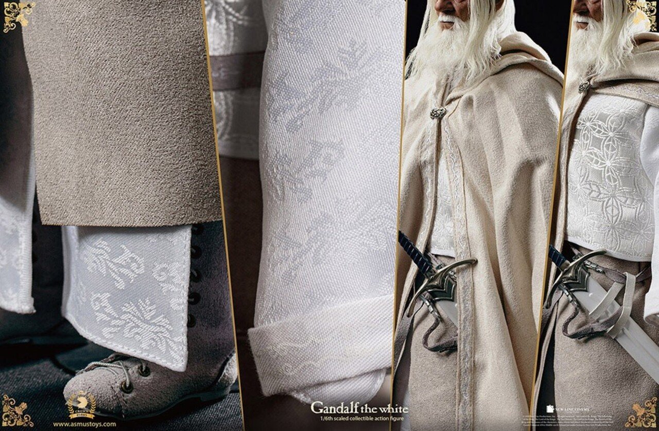 Asmus Toys Lord of the Rings The Crown Series Action Figure 1/6 Gandalf the White 30 cm Asmus Toys Lord of the Rings The Crown Series Action Figure 1/6 Gandalf the White 30 cm