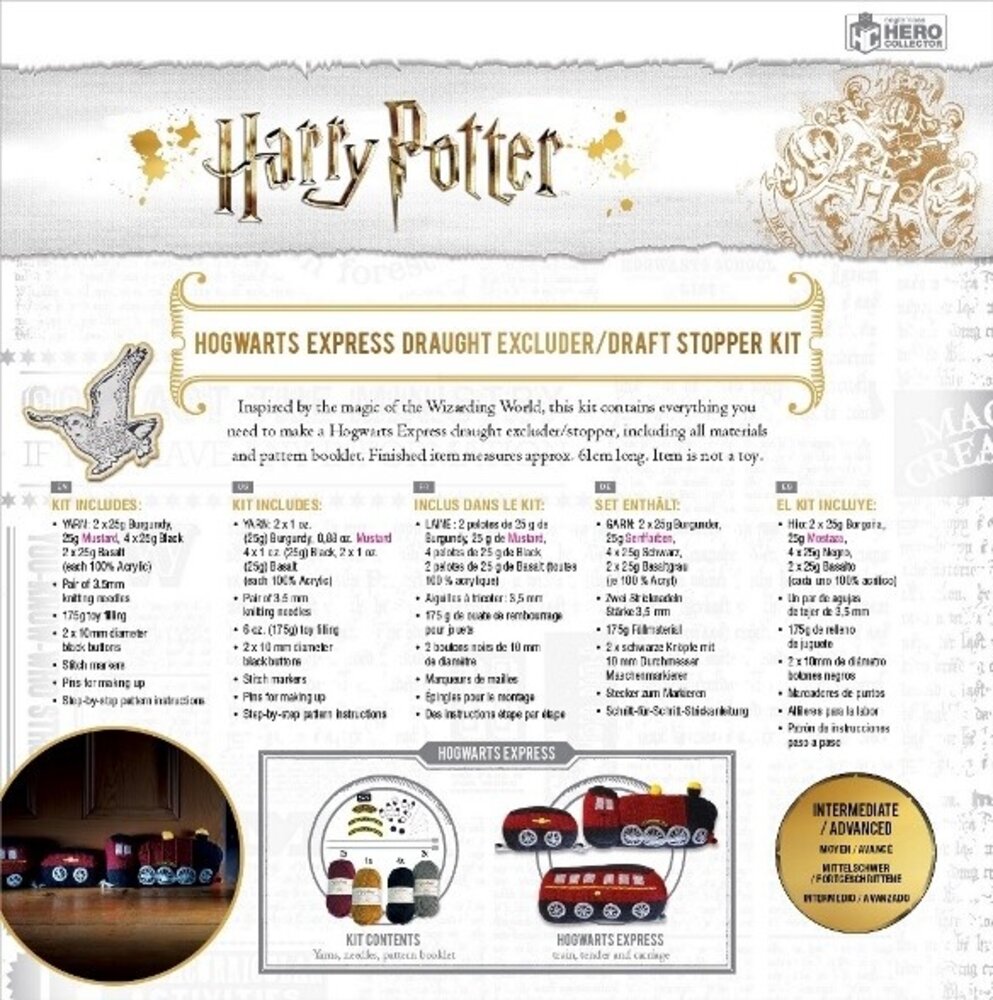 Eaglemoss Harry Potter Breiset Tochtstopper Hogwarts Express Eaglemoss Harry Potter Breiset Tochtstopper Hogwarts Express