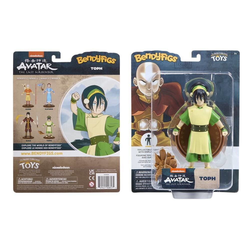The Noble Collection Avatar The Last Airbender Bendyfigs Bendable Figure Toph 17 cm